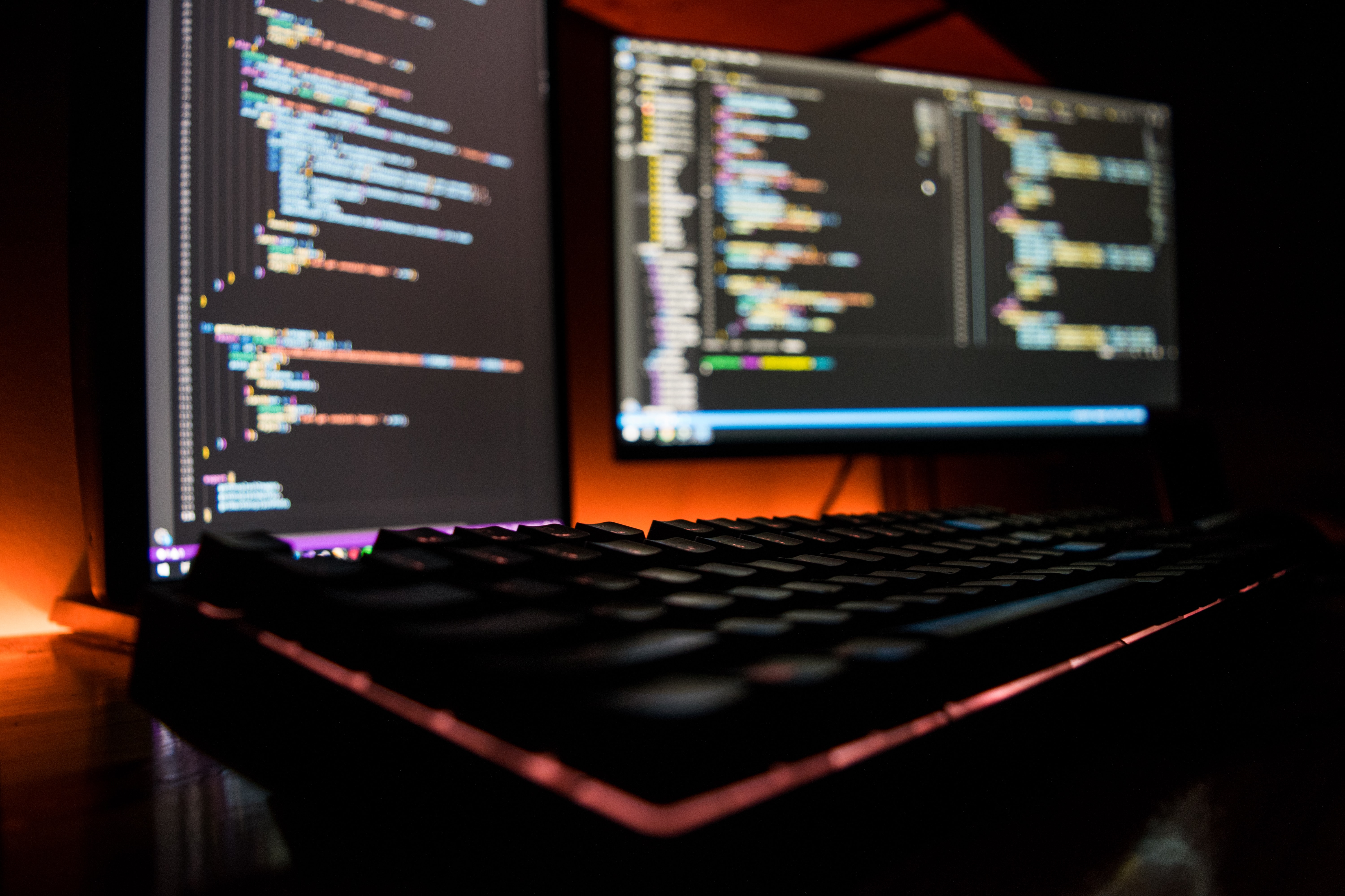Competitive programming on computer screens